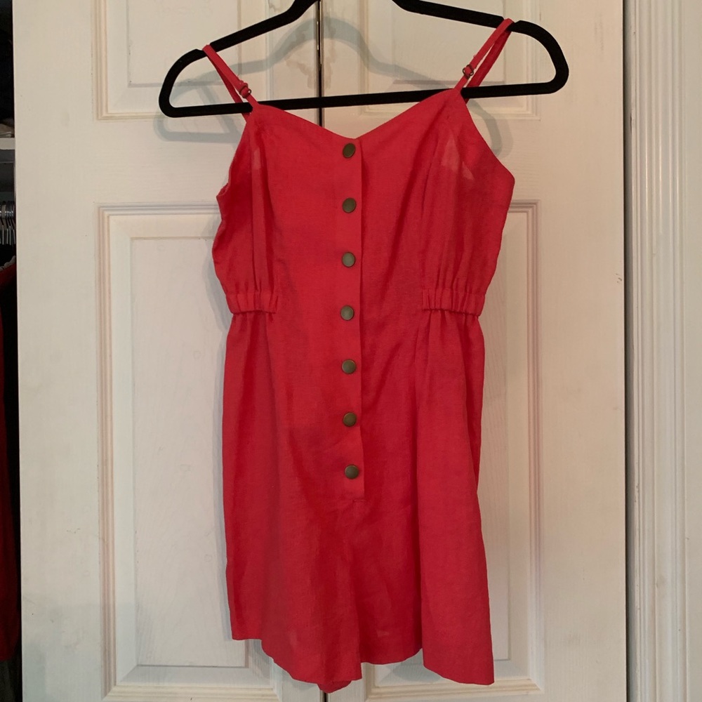 Orange Romper